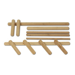 Bamboo massage sticks set