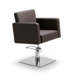 Frisörstol 10021D brun