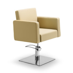 Frisörstol 10021D creme