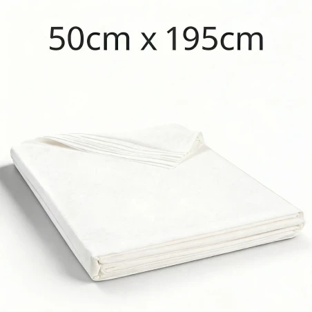 Bänkpapper 50x195 cm – nonwoven ark för massagebänk